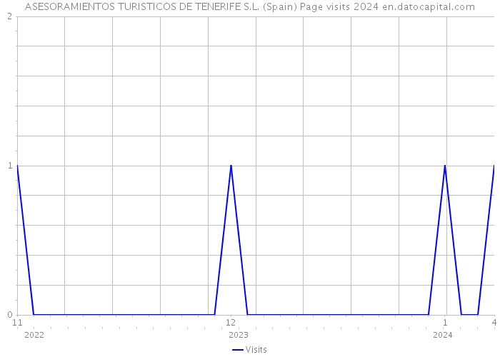 ASESORAMIENTOS TURISTICOS DE TENERIFE S.L. (Spain) Page visits 2024 