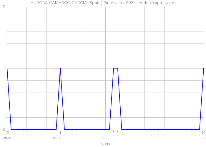 AURORA CAMARGO GARCIA (Spain) Page visits 2024 
