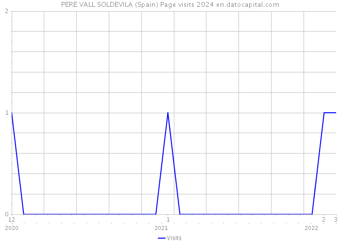 PERE VALL SOLDEVILA (Spain) Page visits 2024 