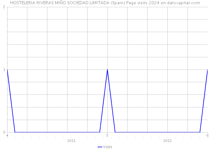 HOSTELERIA RIVERAS MIÑO SOCIEDAD LIMITADA (Spain) Page visits 2024 
