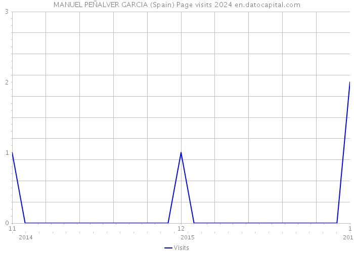 MANUEL PEÑALVER GARCIA (Spain) Page visits 2024 