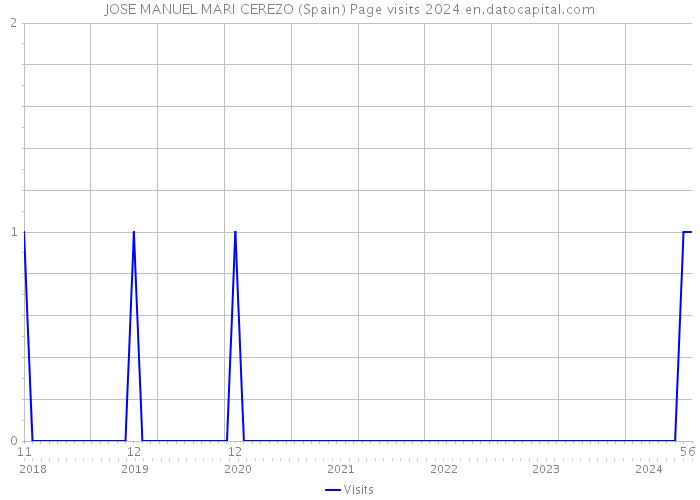 JOSE MANUEL MARI CEREZO (Spain) Page visits 2024 