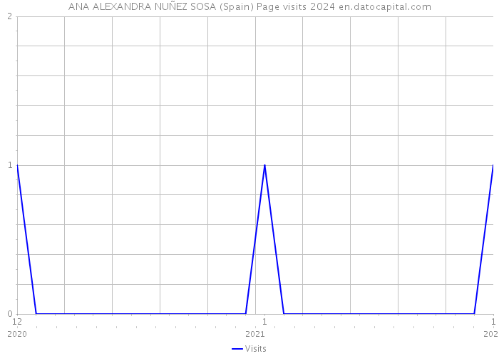 ANA ALEXANDRA NUÑEZ SOSA (Spain) Page visits 2024 