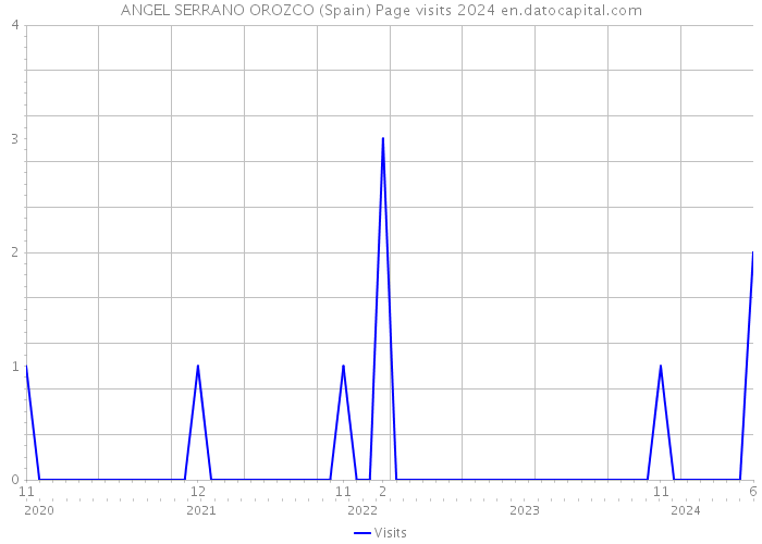 ANGEL SERRANO OROZCO (Spain) Page visits 2024 