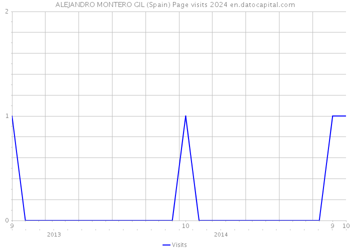 ALEJANDRO MONTERO GIL (Spain) Page visits 2024 