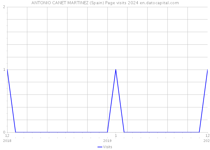 ANTONIO CANET MARTINEZ (Spain) Page visits 2024 