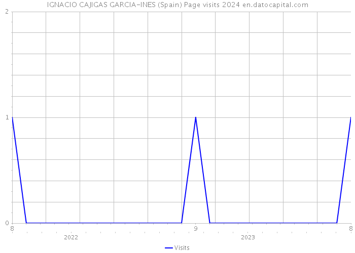 IGNACIO CAJIGAS GARCIA-INES (Spain) Page visits 2024 