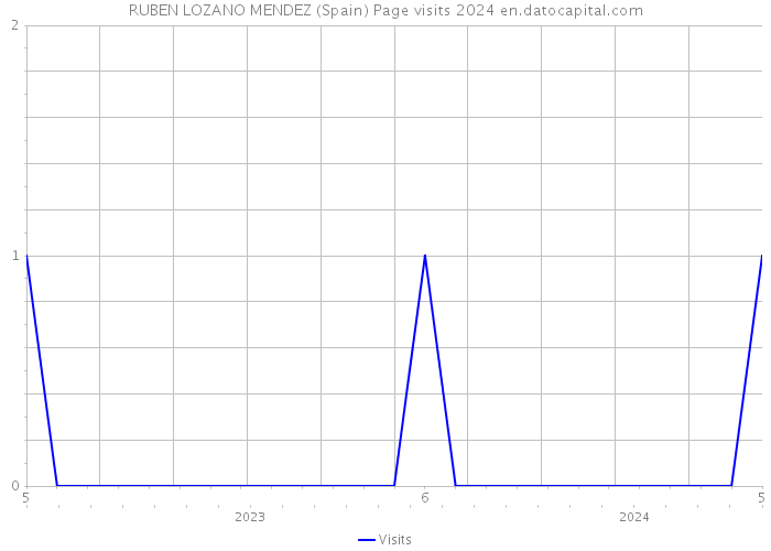 RUBEN LOZANO MENDEZ (Spain) Page visits 2024 