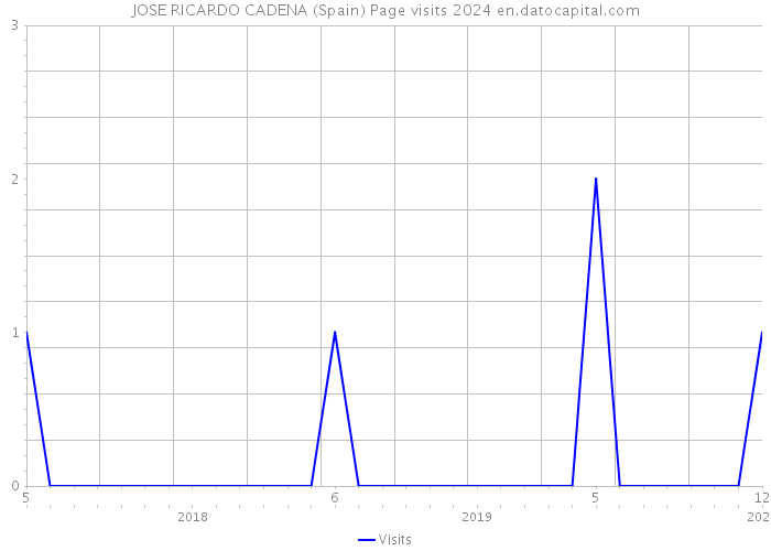 JOSE RICARDO CADENA (Spain) Page visits 2024 