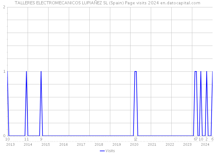 TALLERES ELECTROMECANICOS LUPIAÑEZ SL (Spain) Page visits 2024 