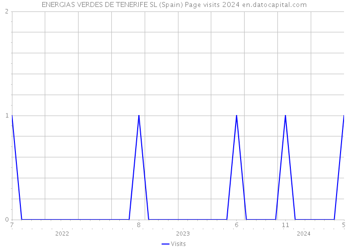 ENERGIAS VERDES DE TENERIFE SL (Spain) Page visits 2024 