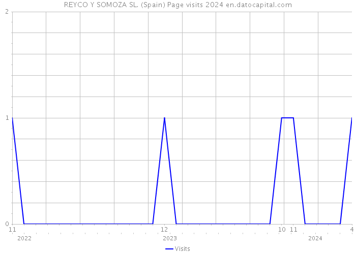 REYCO Y SOMOZA SL. (Spain) Page visits 2024 