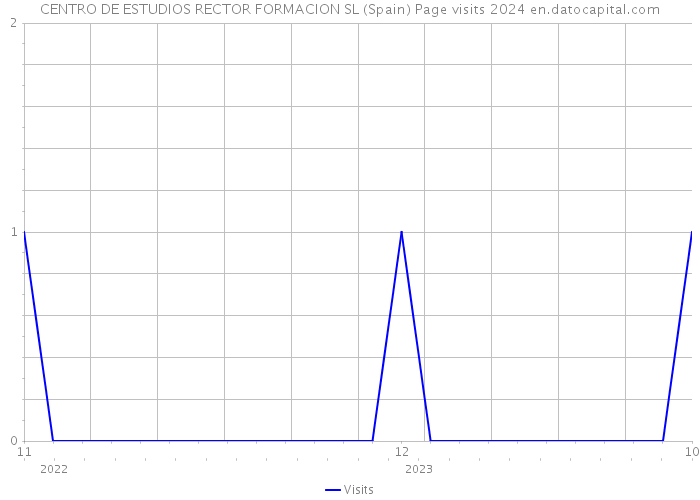 CENTRO DE ESTUDIOS RECTOR FORMACION SL (Spain) Page visits 2024 