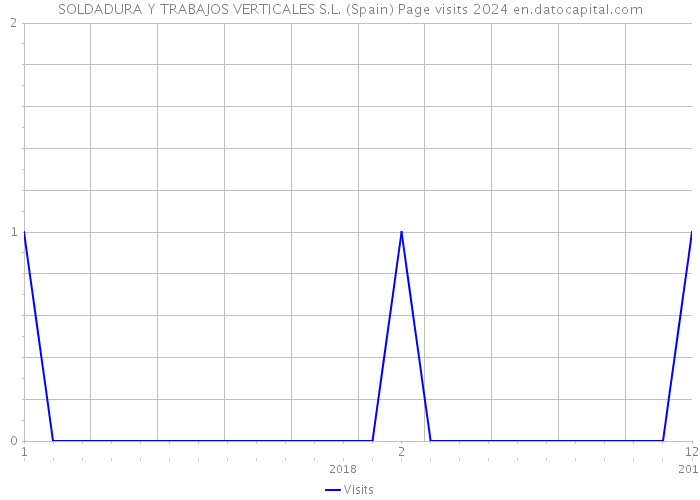 SOLDADURA Y TRABAJOS VERTICALES S.L. (Spain) Page visits 2024 