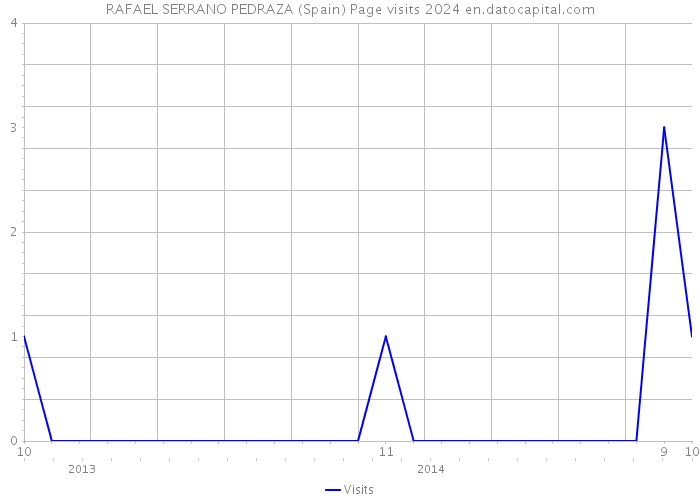 RAFAEL SERRANO PEDRAZA (Spain) Page visits 2024 