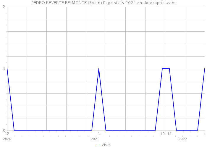 PEDRO REVERTE BELMONTE (Spain) Page visits 2024 