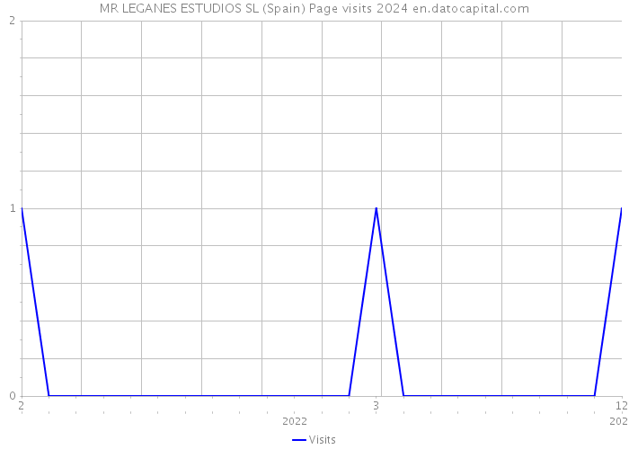 MR LEGANES ESTUDIOS SL (Spain) Page visits 2024 