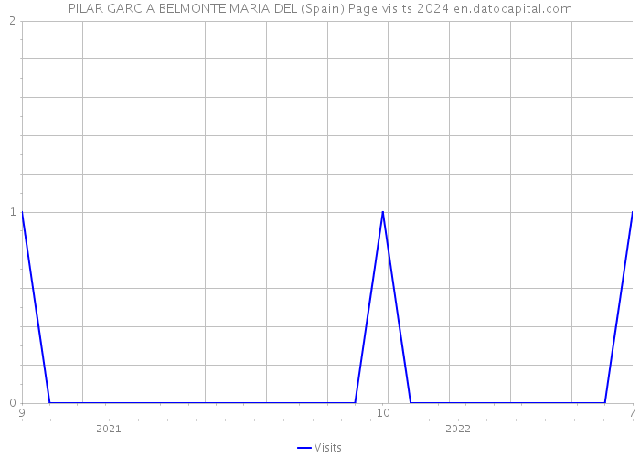 PILAR GARCIA BELMONTE MARIA DEL (Spain) Page visits 2024 