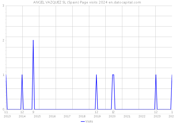 ANGEL VAZQUEZ SL (Spain) Page visits 2024 