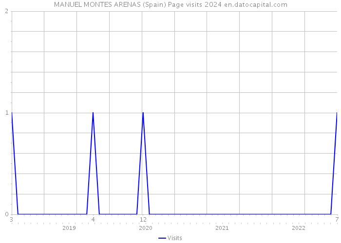 MANUEL MONTES ARENAS (Spain) Page visits 2024 