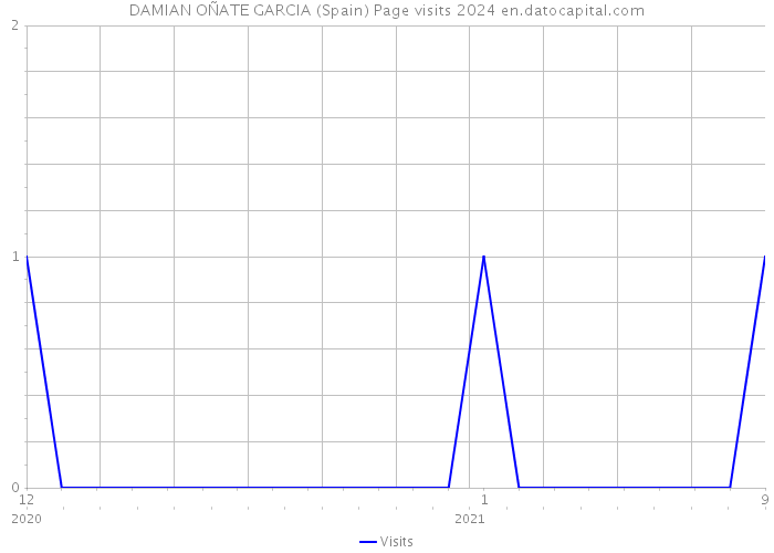 DAMIAN OÑATE GARCIA (Spain) Page visits 2024 