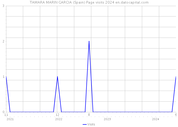 TAMARA MARIN GARCIA (Spain) Page visits 2024 