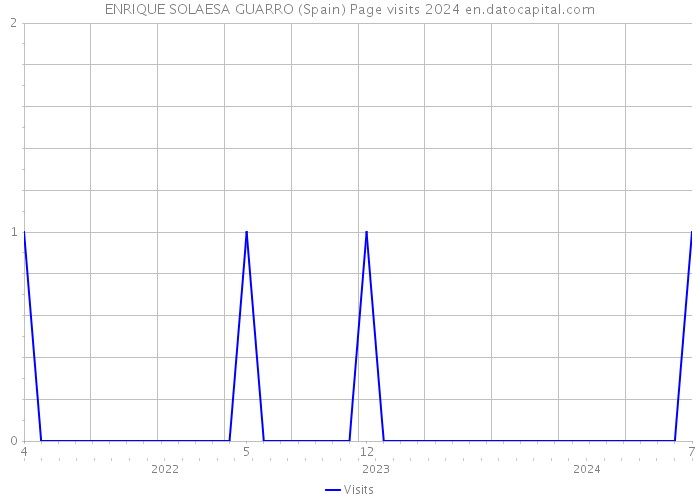 ENRIQUE SOLAESA GUARRO (Spain) Page visits 2024 