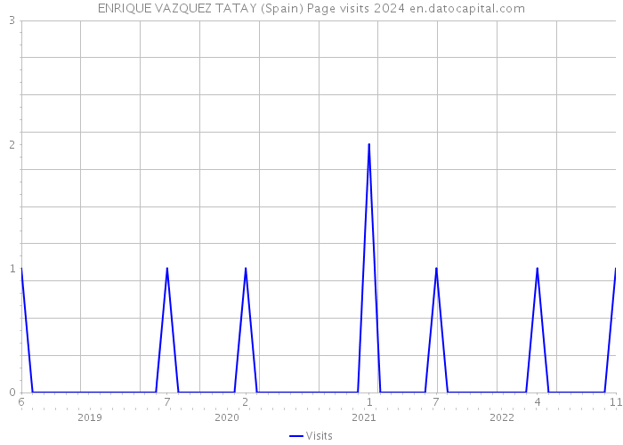 ENRIQUE VAZQUEZ TATAY (Spain) Page visits 2024 