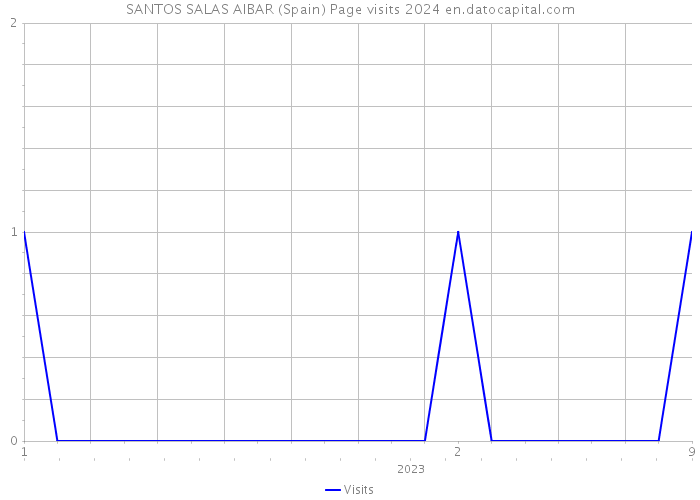 SANTOS SALAS AIBAR (Spain) Page visits 2024 