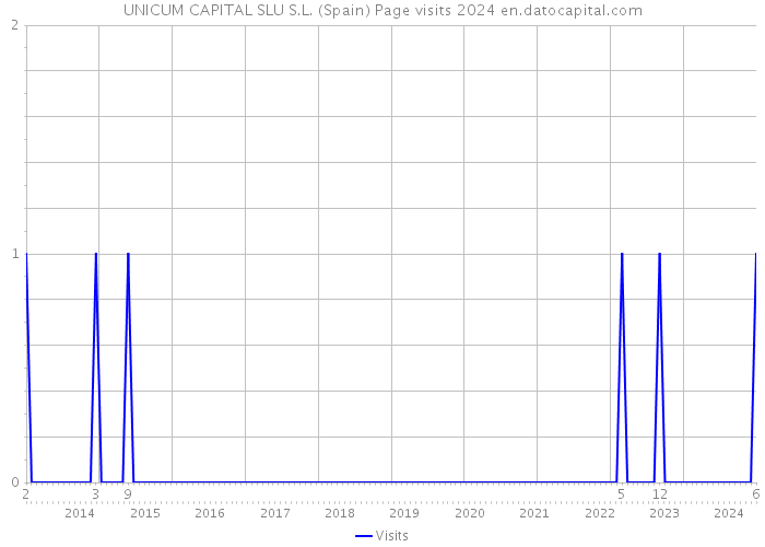 UNICUM CAPITAL SLU S.L. (Spain) Page visits 2024 