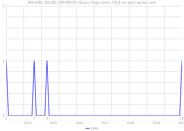 MANUEL SELLES CERVERON (Spain) Page visits 2024 