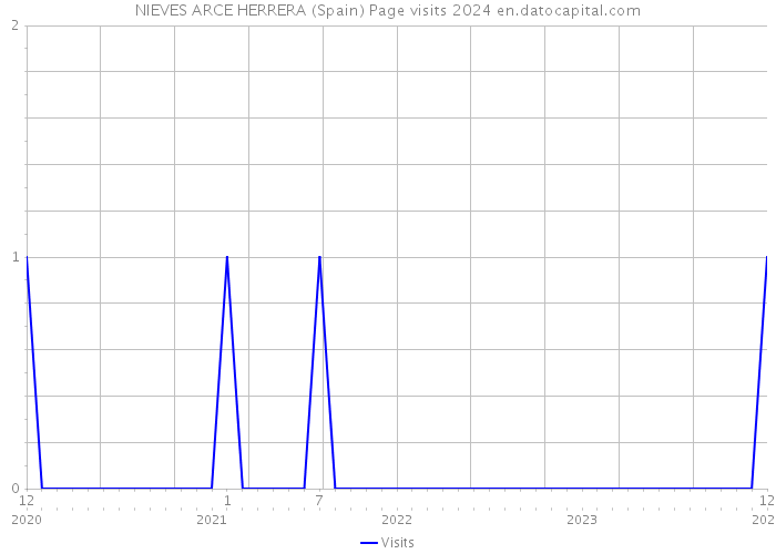 NIEVES ARCE HERRERA (Spain) Page visits 2024 