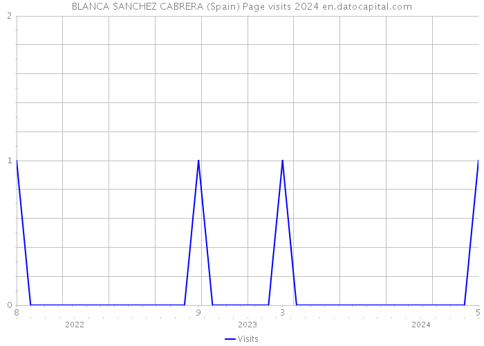 BLANCA SANCHEZ CABRERA (Spain) Page visits 2024 