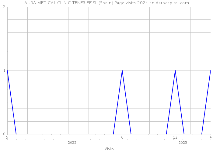AURA MEDICAL CLINIC TENERIFE SL (Spain) Page visits 2024 