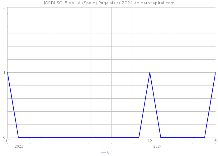 JORDI SOLE AVILA (Spain) Page visits 2024 