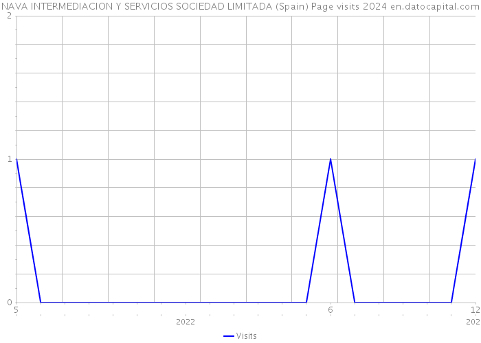 NAVA INTERMEDIACION Y SERVICIOS SOCIEDAD LIMITADA (Spain) Page visits 2024 