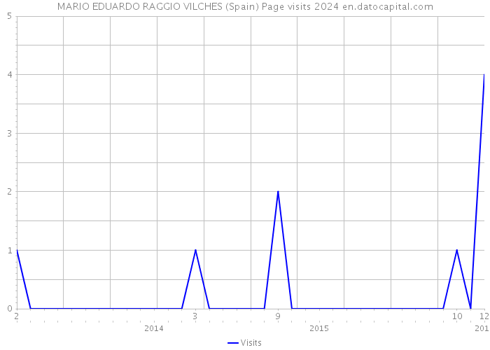MARIO EDUARDO RAGGIO VILCHES (Spain) Page visits 2024 