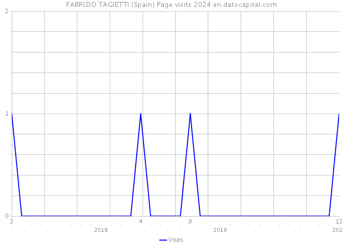 FABRIZIO TAGIETTI (Spain) Page visits 2024 