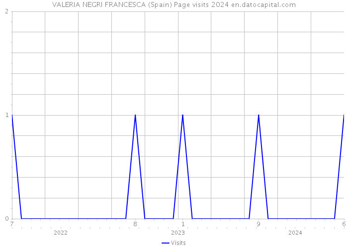 VALERIA NEGRI FRANCESCA (Spain) Page visits 2024 