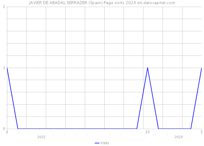 JAVIER DE ABADAL SERRADER (Spain) Page visits 2024 