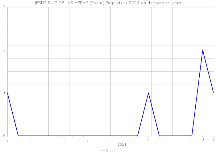 JESUS RUIZ DE LAS HERAS (Spain) Page visits 2024 