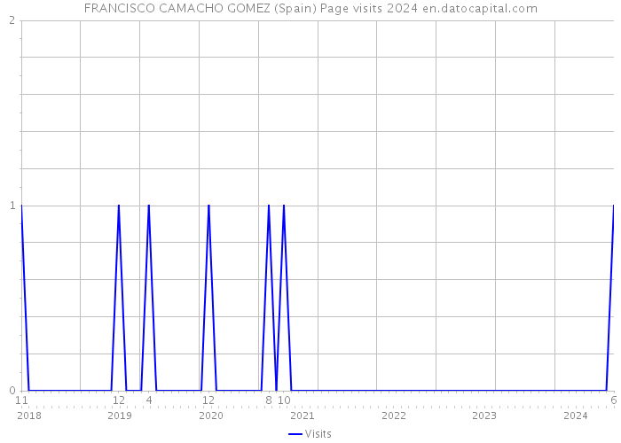 FRANCISCO CAMACHO GOMEZ (Spain) Page visits 2024 