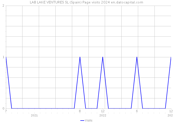 LAB LAKE VENTURES SL (Spain) Page visits 2024 