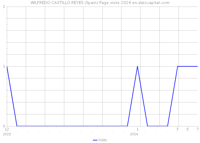 WILFREDO CASTILLO REYES (Spain) Page visits 2024 