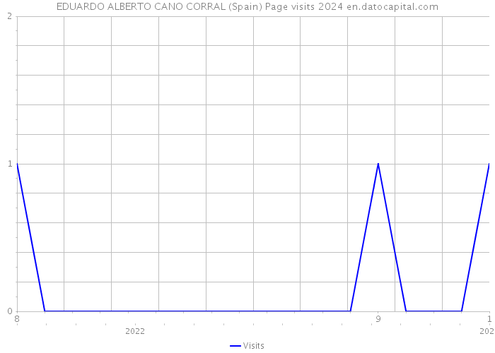EDUARDO ALBERTO CANO CORRAL (Spain) Page visits 2024 