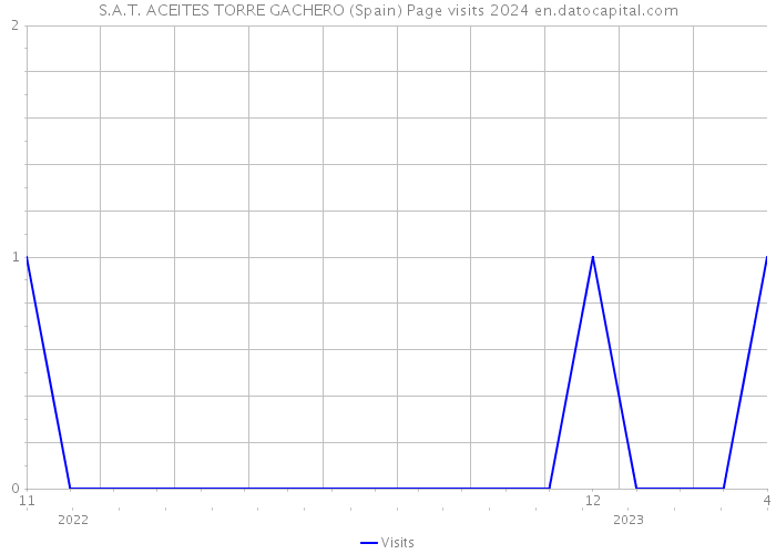 S.A.T. ACEITES TORRE GACHERO (Spain) Page visits 2024 