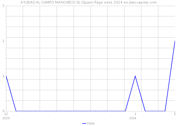 AYUDAS AL CAMPO MANCHEGO SL (Spain) Page visits 2024 