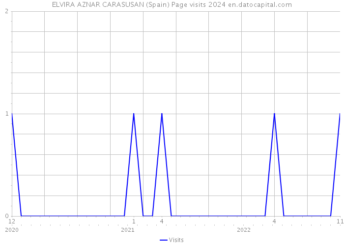 ELVIRA AZNAR CARASUSAN (Spain) Page visits 2024 