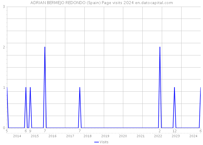 ADRIAN BERMEJO REDONDO (Spain) Page visits 2024 