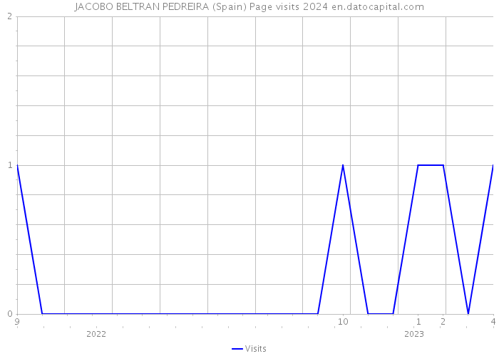 JACOBO BELTRAN PEDREIRA (Spain) Page visits 2024 